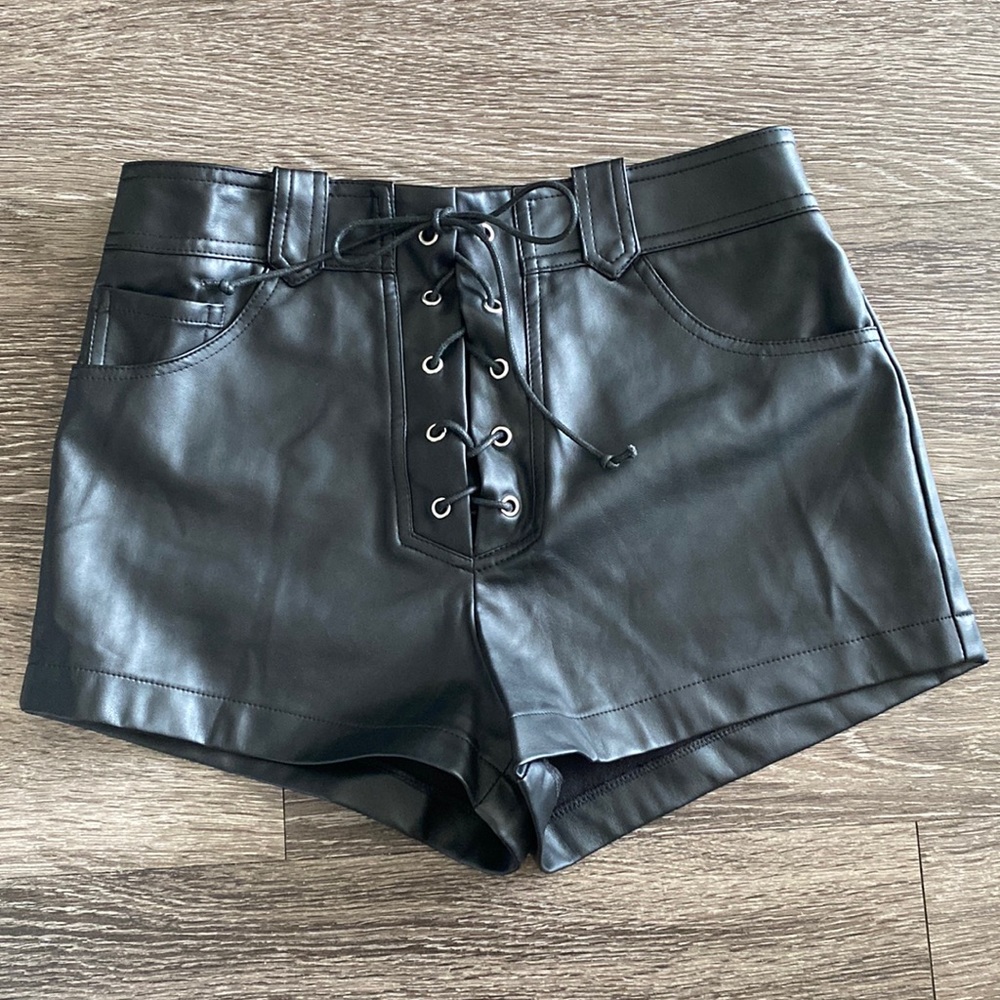 Leather Shorts